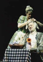 Musikwerkstatt-Wien. DER ZERRISSENE mit Ute Gfrerer und Peter Weber (Foto: Reiner Reitinger).